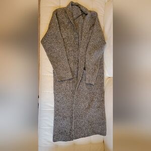 Uniqlo Charcoal Longline Cardigan